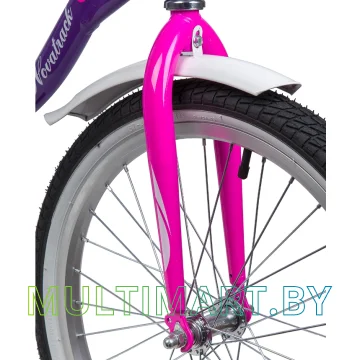 Детский велосипед Novatrack Angel 205AANGEL.VL9 (фиолетовый/розовый, 2019) картинка 3